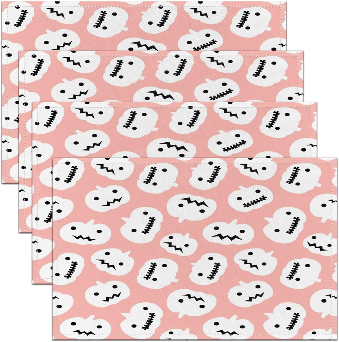 Uorbeay Love Table Mats Placemat Cartoon Cute Heart Shaped Placemats