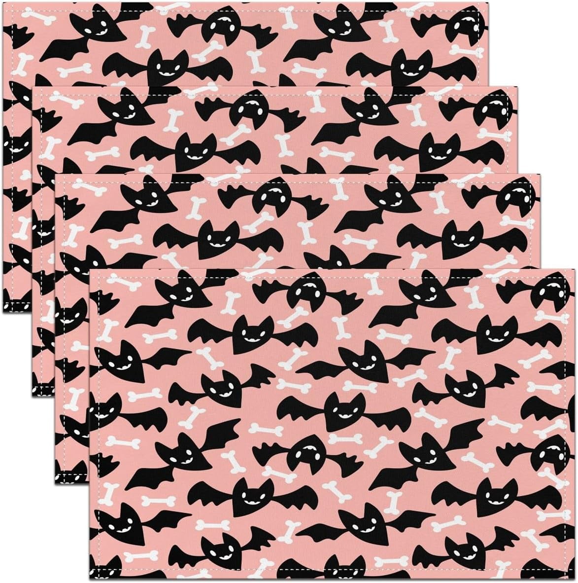 Uorbeay Love Table Mats Placemat Cartoon Cute Heart Shaped Placemats