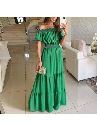 Casual Dresses For Women Clearance-Sale Short Sleeve V-Neck Knee-High Dress  Hollow Out Pleated 3/4 Sleeve Formal Vacation Trips Light Blue Dress for