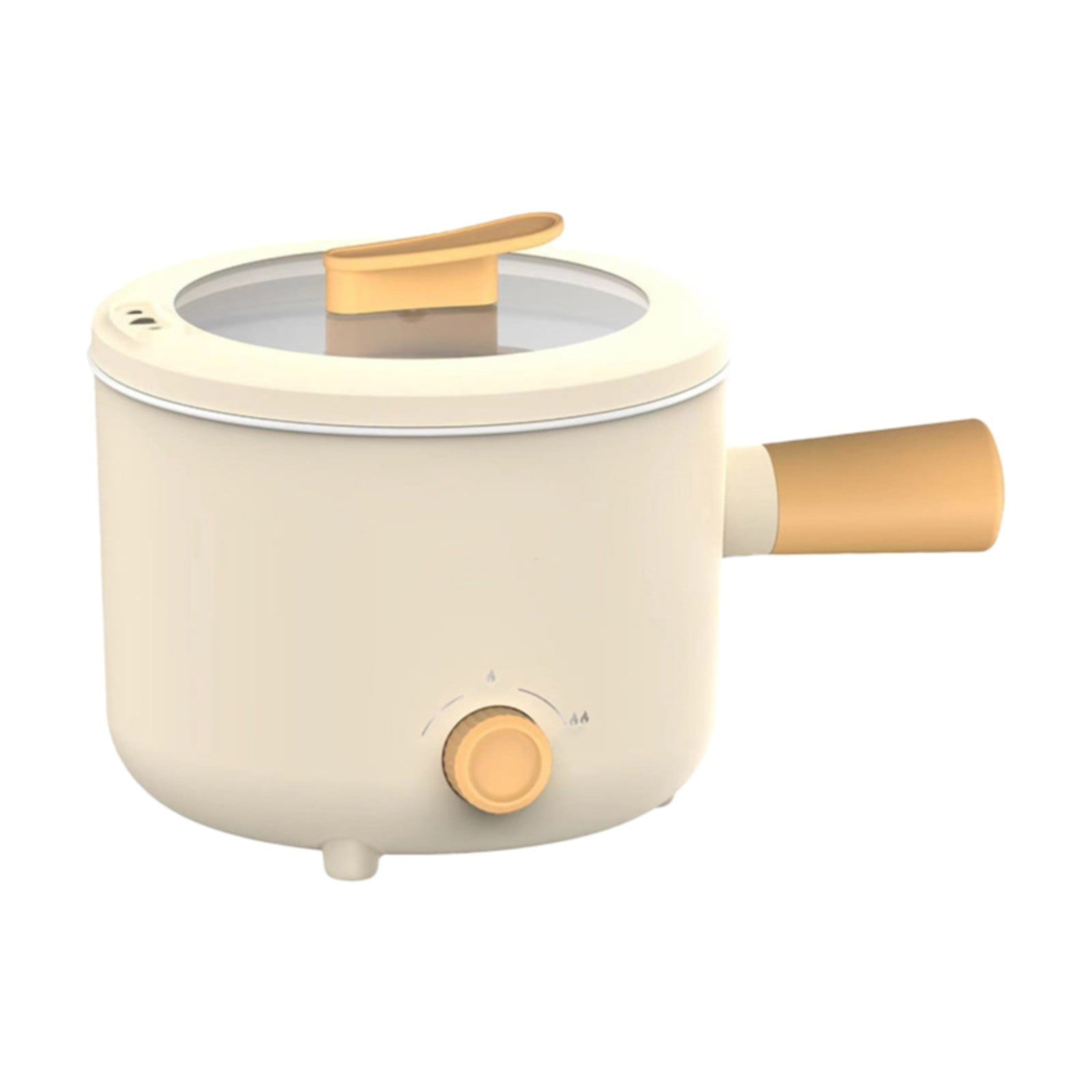 Uorcsa Electric Cooking Pot Multifunctional Non Stick Electric Cooking Pot 2 Gear Mini Hot Pot Cooker with Handle Electric Hot Pot Suitable for Dorm Small Families Apartments Hotel Kitchen Rollback