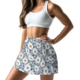 thumbnail image 1 of Uorisango Cute Daisy Women's Active Performance Skort Washable Golf Athletic Activewear Skorts Comfortable Polyester Spandex Fabric Versatile Outing Wear for Women Size XS, 1 of 7