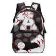 thumbnail image 1 of Uorisanigo 17 inch Baseball Pattern Backpack Schoolbags for Kids Lightweight Boys Girls Backpack Sports Casual Daypack with Adjustable Padded Straps for Elementary Kindergarten, 1 of 7