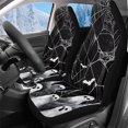 thumbnail image 1 of Uorisanigo 2 PCS Car Seat Covers, Premium Blanket Cloth Front Set Washable Automotive Accessoires Universal Fit for Car, SUV, Sedan, Truck, Spooky Ghost Print Seats Cushion, 1 of 7
