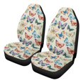 thumbnail image 1 of Uorisanigo 2-Pack Car Seat Covers, Universal Colorful Butterfly Auto Protectors for Front Seats, Comfy Automotive Seat Cushions For Cars, Car Interior Accessories, 1 of 7
