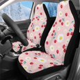 thumbnail image 1 of Uorisanigo 2 Pcs Front Car Seat Cover, Daisy Cherry Vehicle Seat Protectors Covers for High Back Seats, Comfortable Breathable Car Seats Covers, Universal Fit Cars Inteior Accessories, 1 of 7