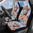 thumbnail image 1 of Uorisanigo 2PCS Car Seat Covers for Front Seats WashableHighland Cow Ethnic Flower Automotive Vehicle Seat Covers for Cars Interior, Universal Fit for Cars, Sedans, Trucks, SUVs, 1 of 7