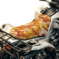 thumbnail image 1 of Uorisanigo ATV Seat Cover Compatible with Polaris Sportsman Polaris Scrambler Honda Rancher 4 Wheeler Seat Cover Protection Fit for Most ATV, Yellow Camouflage Car Decorative, 1 of 7