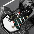 thumbnail image 1 of Uorisanigo ATV Seat Cover Four-Wheeler Seat Cover Waterproof Polyester Universal Christmas Black Cat Print Motorcycle Passenger Seats Cushion Fit for Most ATV Seats, 1 of 7