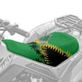 thumbnail image 1 of Uorisanigo ATV Seat Cover Protection Anti-Slip Jamaican Flag Four Wheeler Seat Covers ATV Decorative Accessories Universal Fits Polaris Sportsman Polaris Scrambler Honda Rancher, 1 of 7