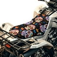 thumbnail image 1 of Uorisanigo ATV Seat Cover Suitable for 2014-2020 Polaris Sportsman 400 500 850 1000, Breathable Sugar Skull Print Motorcycle Seat Cover Car Accessories, 1 of 7