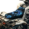 thumbnail image 1 of Uorisanigo ATV Seat Cover Waterproof Blue Dolphin Four Wheeler Seat Cushion Covers Protection ATV Accessories Compatible with 2014-2020 Polaris Sportsman 570 450 850, 1 of 7