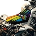 thumbnail image 1 of Uorisanigo ATV Seat Cover Waterproof Love Rainbow LGBTQ 4 Wheeler Seat Cover Comfort Four Wheeler Accessories Universal Fit Most ATV for Sportsman,Rancher,Foreman,Scrambler, 1 of 7