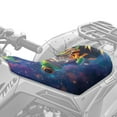 thumbnail image 1 of Uorisanigo ATV Seat Cover Waterproof Polyester Material, Anti-Slip Starry Hippie Frog 4 Wheeler Seat Covers Protection Compatible with Polaris Sportsman Polaris Scrambler Honda Rancher, 1 of 7