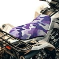 thumbnail image 1 of Uorisanigo ATV Seat Cover Waterproof Purple Camo Four-Wheeler Seat Cover Compatible with Polaris Sportsman 570 450 850 & Honda Rancher 420, 1 of 7