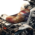 thumbnail image 1 of Uorisanigo ATV Seat Covers Eagle American Flag Four Wheeler Seat Cover Waterproof Protection Accessories for Polaris Sportsman Polaris Scrambler Honda Rancher, 1 of 7