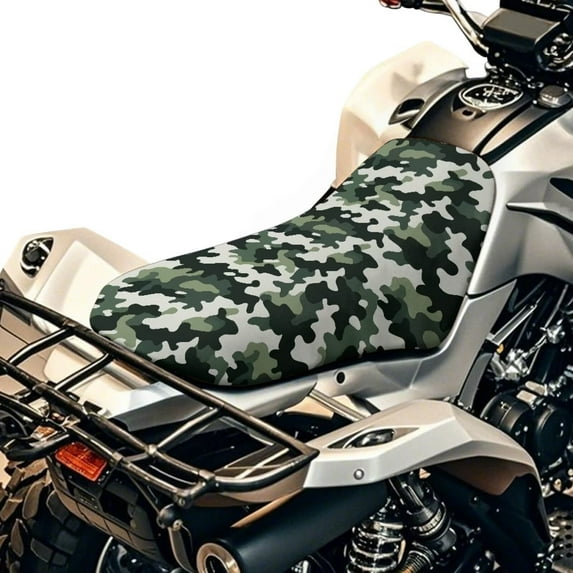Uorisanigo ATV Seat Covers Green Camouflage 4 Wheeler Seat Cover Compatible with Polaris 2014-2024 Sportsman 450 570 850, Accessories for Sportsman ATV Seats Cover Replacement