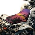 thumbnail image 1 of Uorisanigo ATV Seat Covers Summer Palm Tree Sunset Four-Wheeler Seat Cover Waterproof Polyester,Universal Fit for Polaris 2014-2024 Sportsman 450 570 850 Soft Anti-Slip, 1 of 7