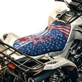 thumbnail image 1 of Uorisanigo ATV Seat Covers Waterproof Star American Flag Four Wheeler Seat Cover Comfort, Universal Fit for Most ATV for Sportsman,Rancher,Foreman,Scrambler Soft Anti-Slip Breathable, 1 of 7