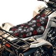 thumbnail image 1 of Uorisanigo ATV Seat Cushion Cover Water-Resistant Skull Rose Print Seat Cover Breathable Protection Accessories All-Weather Protection & Comfort Decor Easy to Install, 1 of 7