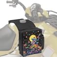 thumbnail image 1 of Uorisanigo ATV Tank Bag Motorcycle Dual Pocket ATV Saddle Storage Waterproof Mushroom Guitar Frog Dirt Bike Rack Storage Pack Luggage Pocket Accessories, Easy to Install, 1 of 7