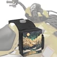 thumbnail image 1 of Uorisanigo ATV Tank Bag Multifunctional Pretty Scenery Printed ATV Saddle Bag for Motorcycles Waterproof Dirt Bike Rack Storage Pack Luggage Pocket, Easy to Install, 1 of 7