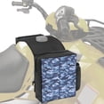 thumbnail image 1 of Uorisanigo ATV Tank Bag, Waterproof Motorcycles Fuel Bag, Wear-Resistant Blue Camo Print ATV Storage Saddle Bags Compatible with ATVs Motorcycles and Snowmobiles, 1 of 7