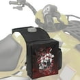 thumbnail image 1 of Uorisanigo ATV Tank Bags Wear-Resistant Snowmobile ATV Tank Saddlebags Red Skull Motorcycle Saddle Bag Waterproof Accessories Storage Pack Suitable for Grizzly Bicycle, 1 of 7