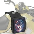 thumbnail image 1 of Uorisanigo ATV Tank Top Bag, Waterproof Galaxy Wolf Motorcycle Saddlebag with Drink Pockets, Universal Tank Top Organizer for Motorcycles ATV UTV, Motorcycle Accessories, 1 of 7