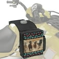 thumbnail image 1 of Uorisanigo ATV Tank Top Saddle Bag Snowmobile Motorcycles Tank Saddlebags Waterproof Front Accessories Western Horse Tribal Aztec Storage Pack Luggage with Drink Pocket, 1 of 7