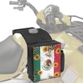 thumbnail image 1 of Uorisanigo ATV Tank Top Saddle Bag Waterproof Leopard Print Mexican Flag Snowmobiles Motorcycles Front Accessories Universal Storage Pack Fit for ATVs Dirt Bike Snowmobile, 1 of 7