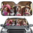 thumbnail image 1 of Uorisanigo Animal Driving Funny Sun Shade for Car Windshield Washable Front Car Window Shades Easy to Clean Front Sun Shield Protector Block UV Rays and Heat to Keep Vehicle Cool, 1 of 7