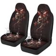 thumbnail image 1 of Uorisanigo Art Skull Car Seat Covers Elastic Fabrics Waterproof Car Seat Cover Easy to Install Auto Interior Accessories 2 Pcs Set for SUV, Vans,Sedan,Truck, 1 of 7