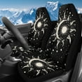 thumbnail image 1 of Uorisanigo Automotive Seat Cover Set Car Protection Accessory, Moon and Sun Car Seat Covers for SUV, Seats Interior Covers for Trucks, Universal Seats Cover Front Set, 2 Packs, 1 of 7