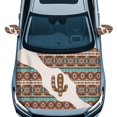 thumbnail image 1 of Uorisanigo Aztec Cactus Car Hood Protector and Car Mirror Protectors Cover 2 Pack Removable Stretchable Car Cover for Car Decoration and Protection (3 Pack), 1 of 6