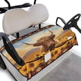 thumbnail image 1 of Uorisanigo Aztec Golf Cart Seat Cover with 4 Pockets Sunflower Highland Cow Golf Cart Seat Towel Blanket Fits for EZGO, Club Car, Yamaha Front Seat Protector, Easy to Install & Clean, 1 of 7