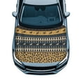 thumbnail image 1 of Uorisanigo Aztec Leopard Horse Stretch Car Cover Protector Fashion Car Bonnet Banner Outdoor Decoration Car Hood Cover for Car Decor Automotive Accessories Suitable for Cars, 1 of 7