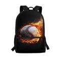 thumbnail image 1 of Uorisanigo Baseball Design Kids Children School Backpack Breathable School Bag Backpack for Girls Boys Primary Elementary Multifunctional Storage Daypack(17 inch), 1 of 6