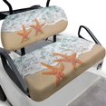 thumbnail image 1 of Uorisanigo Beach Starfish Design Golf Cart Seat Covers Kit Elastic Golf Cart Seat Cover Replacement Polyester Seat Cushion and Backrest Pad Universal for 2 Passengers Golf Cart, 1 of 7