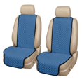 thumbnail image 1 of Uorisanigo Blue Car Front Seat Covers Quilted 2 Pack Car Seat Cushion Pads Polyester Fabric Non‑Slip Car Seat Protector Auto Interior Accessories Universal Fit for Sedan SUV Truck Van Vehicles, 1 of 7