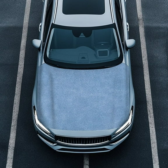 Uorisanigo Blue Car Hood Cover Protection Elastic Car Hood Cover Waterproof Covers All Weather Universal Auto Hoods Protective Accessories for SUV Sedan Truck Pickup