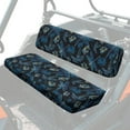 thumbnail image 1 of Uorisanigo Blue Dragonfly UTV Seat Cover Set Suitable for Kawasaki Mule 4010 4x4 2009-2025, Easy to Install Mule Bench Seat Cover All Weather Protection, Replacement UTV Seats Cushion, 1 of 7