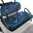 thumbnail image 1 of Uorisanigo Blue Marble Print Golf Cart Seat Covers Ezgo Anti-Scratch Golf Cart Front Seat Cover Breathable Seat Cushion and Backrest Pad Cool in Summer and Warm in Winter, 1 of 7