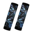 thumbnail image 1 of Uorisanigo Blue Sparkle Dragonfly Seatbelt Cushion Soft Safety Belt Strap Shoulder Pad Thick Shoulder Pad 2 PCS Seatbelt Covers for Women Universal Fit Seatbelt Cover Car Truck SUV, 1 of 7