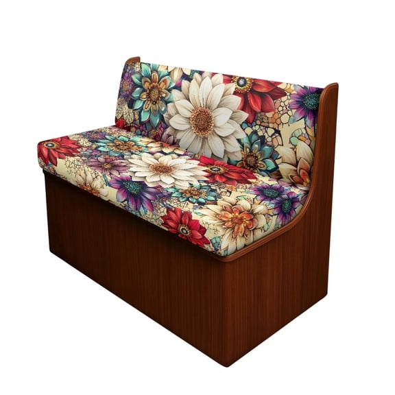 Uorisanigo Boho Mandala RV Dinette Cushions Covers Camper Cushion Slipcover Replacement Couch Cushion Slipcovers RV Sofa Seat Cover Fit Most Travel Trailer Couch