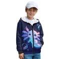 thumbnail image 1 of Uorisanigo Boys Girls Zip Up Hoodie Sweatshirt Velvet Lined School Long Sleeve Hoodies Bubble Axolotl Sweater with Pockets Athletic Tops Outerwear Fall Winter Clothes, 1 of 8
