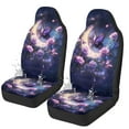 thumbnail image 1 of Uorisanigo Butterfly Roses Car Seat Covers Front Seats Only Waterproof Stretch Polyester Fabric Cover Easy to Install Car Accessories Universal Fit for Most Vehicle, 1 of 7