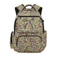 thumbnail image 1 of Uorisanigo Camo Bow Green Kids Backpack for School Boys 6-10, Large Capacity Casual Bookbag with Side Mesh Pockets, Great for Sports, Camping and Daily Use, 1 of 7