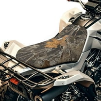Uorisanigo Camo Hunting Print Motorcycle Seat Cover ATV Cover Four Wheeler Accessories Waterproof Elastic Padded Protector ATV Back Seat Powersports Cushion Covers Universal