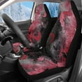 thumbnail image 1 of Uorisanigo Car Front Seat Cover, Universal 2 Pcs High Back Bucket Seat Covers, Soft Flurry Halloween Cobweb Bat Automotive Seats Covers for Most Vehicles SUV Pick-up Truck, 1 of 7