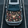 thumbnail image 1 of Uorisanigo Car Hood Cover Christmas Elk Print Car Bonnet Banner Auto Decorations Portable Automotive Exterior Accessorie for Most Automotive Pickup Sedans Trucks SUVs, 1 of 7